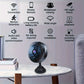 Mini Caméra WiFi avec Vision Nocturne et Détection De Mouvement